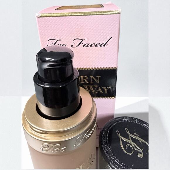 Too Faced Born This Way Foundation, 1 fl oz/ 30ml Caramel NIB - Picture 6 of 8